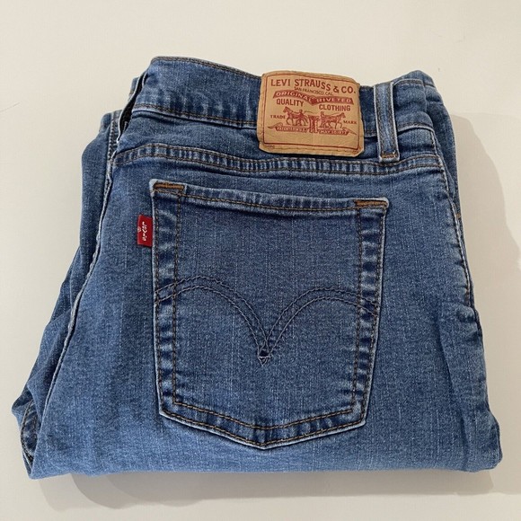 Levi's Denim - WOMENS LEVIS 512 PERFECTLY SLIMMING BOOTCUT JEANS SIZE 12Px27.5 (12PM) #6091